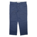 DICKIES 874 Workwear Mens Trousers Blue Regular Straight W42 L30