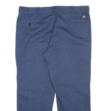 DICKIES 874 Workwear Mens Trousers Blue Regular Straight W42 L30
