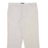 DOCKERS D2 Mens Trousers Beige Regular Straight W36 L28