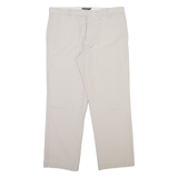 DOCKERS D2 Mens Trousers Beige Regular Straight W36 L28
