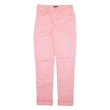 ARMANI JEANS Womens Trousers Pink Slim Straight W27 L27
