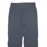 UNLICENSED Detachable Legs Womens Trousers Grey Relaxed Straight W30 L28