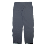 UNLICENSED Detachable Legs Womens Trousers Grey Relaxed Straight W30 L28