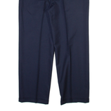 Mens Trousers Blue Regular Straight W34 L28