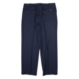 Mens Trousers Blue Regular Straight W34 L28