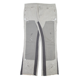 Womens Trousers Green Regular Bootcut W37 L33