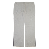 Womens Trousers Green Regular Bootcut W37 L33