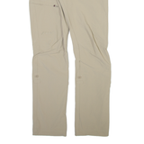 MAIER SPORTS Womens Trousers Beige Regular Straight W26 L30