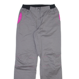 CRANE Womens Trousers Grey Regular Straight W26 L30