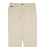 LEE Mens Trousers Cream Regular Straight W34 L30