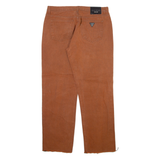 GUESS Mens Trousers Brown Regular Straight W32 L28