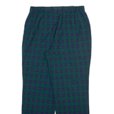PAOLO FACCHETTI Womens Trousers Green Relaxed Tapered Wool W30 L27