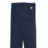 CARHARTT WIP Mens Trousers Blue Slim Straight W30 L32