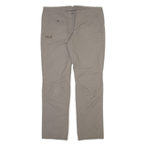 JACK WOLFSKIN Womens Trousers Grey Slim Straight W36 L31