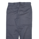 DICKIES Mens Trousers Green Regular Straight W38 L27