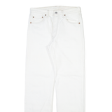 LEVI'S Mens Trousers White Regular Straight 90s W28 L31