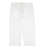 LEVI'S Mens Trousers White Regular Straight 90s W28 L31