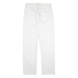 LEVI'S Mens Trousers White Regular Straight 90s W28 L31