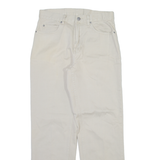 TEDDY'S Mens Trousers Beige Regular Straight W29 L30