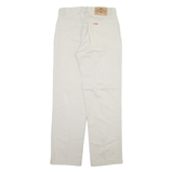 TEDDY'S Mens Trousers Beige Regular Straight W29 L30