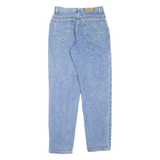 LEE Womens Jeans Blue Regular Mom W27 L29