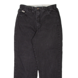 LEE Womens Jeans Black Relaxed Tapered W28 L26
