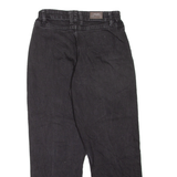 LEE Womens Jeans Black Relaxed Tapered W28 L26