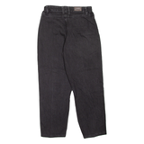 LEE Womens Jeans Black Relaxed Tapered W28 L26