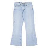 LEVI'S 519 Womens Jeans Blue Regular Flared Stone Wash W27 L27
