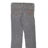 DICKIES Womens Jeans Grey Regular Straight W31 L31