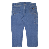 DICKIES Carpenter Workwear Mens Jeans Blue Relaxed Tapered W48 L30