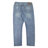 WRANGLER Athletic Fit Mens Jeans Blue Regular Tapered Stone Wash W34 L30