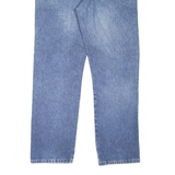 WRANGLER Mens Jeans Blue Regular Straight Stone Wash W36 L32