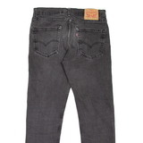 LEVI'S 502 Jeans Mens Grey Regular Tapered Stone Wash W34 L29