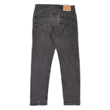 LEVI'S 502 Jeans Mens Grey Regular Tapered Stone Wash W34 L29