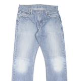LEVI'S 514 Jeans Distressed Mens Blue Slim Straight Stone Wash W30 L30