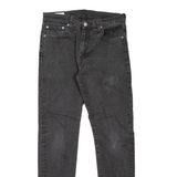 LEVI'S 512 BIG E Jeans Mens Black Slim Tapered W30 L31