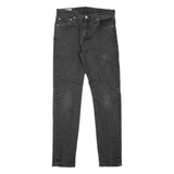 LEVI'S 512 BIG E Jeans Mens Black Slim Tapered W30 L31