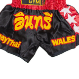 EAGLES GYM Thai Boxing Mens Sports Shorts Red S W24