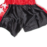 EAGLES GYM Thai Boxing Mens Sports Shorts Red S W24