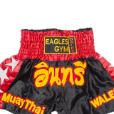 EAGLES GYM Thai Boxing Mens Sports Shorts Red S W24