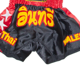 EAGLES GYM Thai Boxing Mens Sports Shorts Red S W24