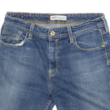 LEVI'S 627 Straight Fit Womens Jorts Shorts Blue M W30