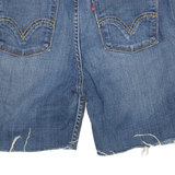 LEVI'S 627 Straight Fit Womens Jorts Shorts Blue M W30