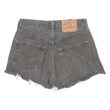 LEVI'S 501 Womens Denim Shorts Grey S W28