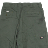 DICKIES Mens Workwear Shorts Green Loose XL W36