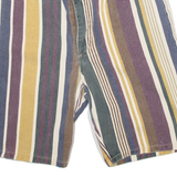 STUFFED SHIRT Mens Jorts Shorts Beige Striped XXS W24
