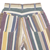 STUFFED SHIRT Mens Jorts Shorts Beige Striped XXS W24