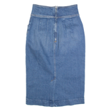 BA&SH Womens Straight Skirt Blue Midi Denim XS