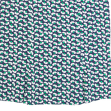 BODEN Womens Trumpet Skirt Blue Knee Length Floral UK 14